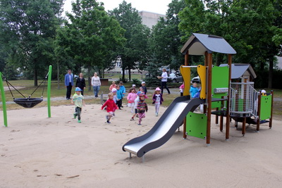 Der Spielplatz in der E.-Weinert-Straße.