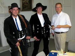 Dominik Theiler (links) und Kay Hennig-Kruse auf der Walz