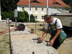 Uwe Siegert bei der Arbeit