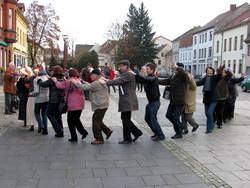 Fr die Polonaise lies sich keiner lange Bitten.